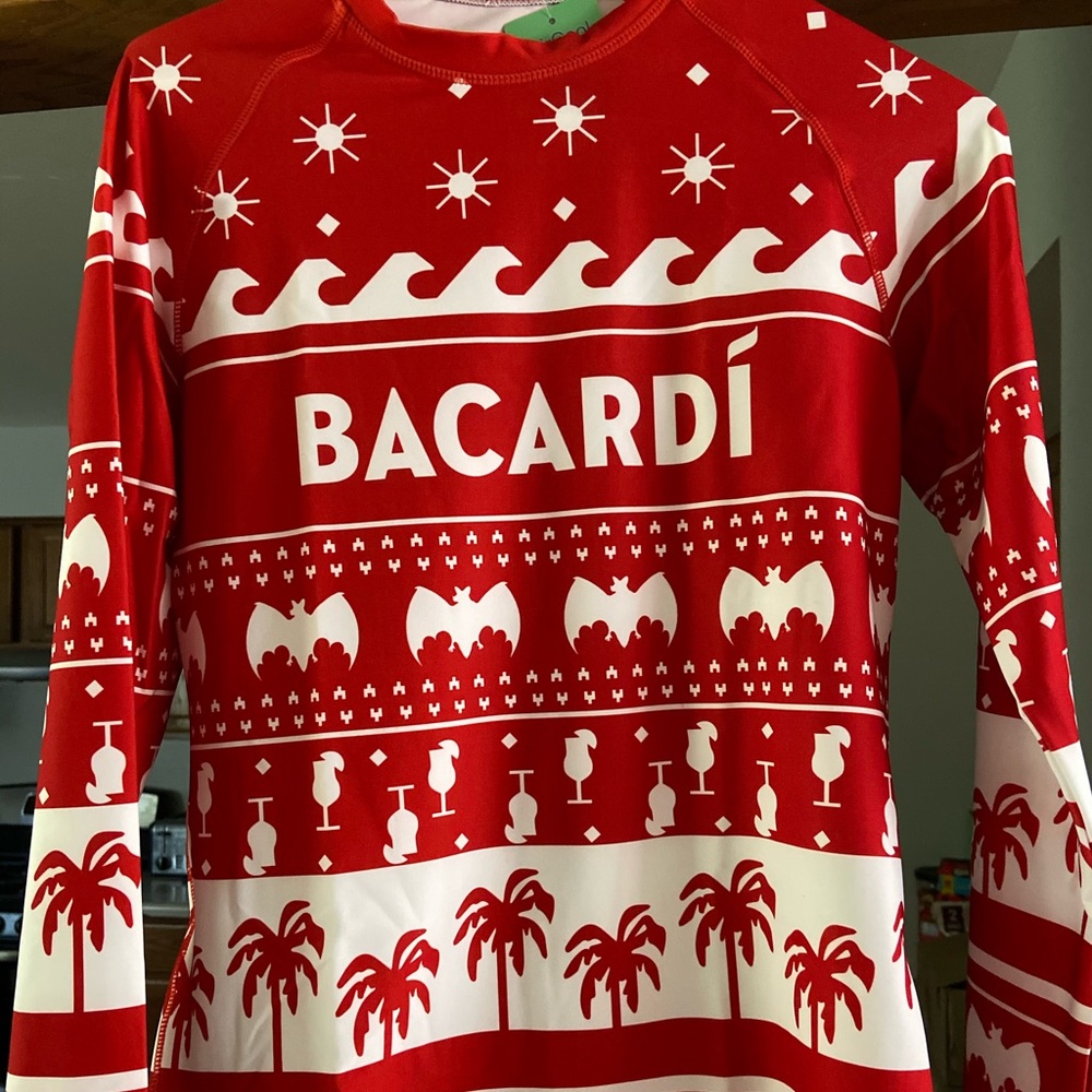 Bacardi swim top. Size medium, aircool, never worn